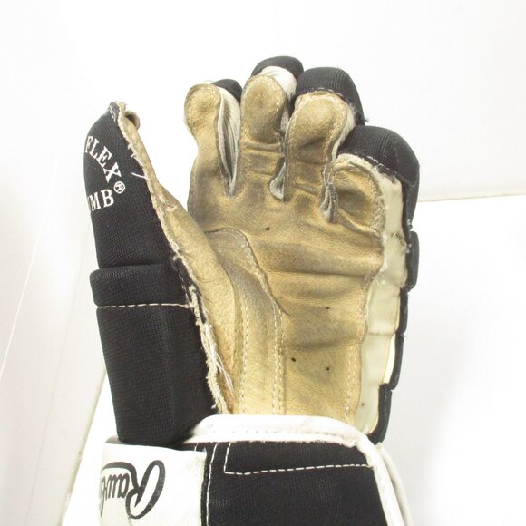 Vintage Rawlings 969 Magnum Juniorr Hockey Gloves 14" - 35.5 cm Black & White - Picture 3 of 10